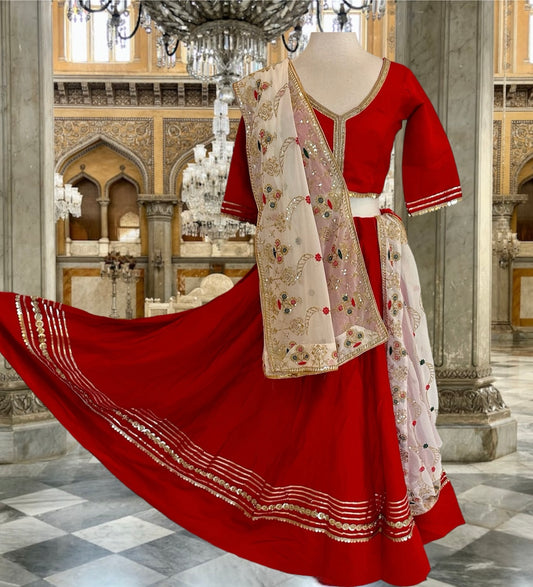 Rubra Chaniya Choli - Red