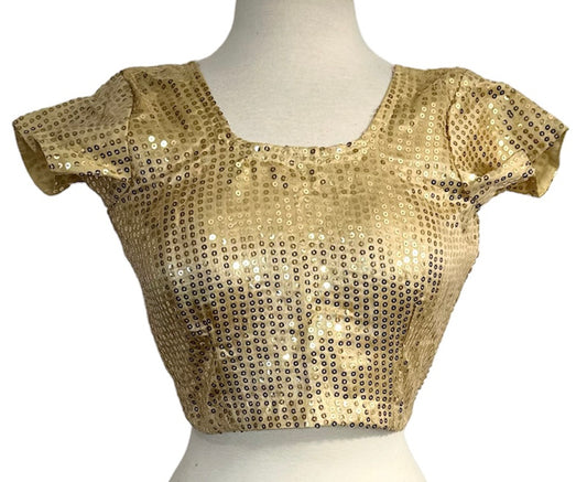 Sequined Gold Blouse